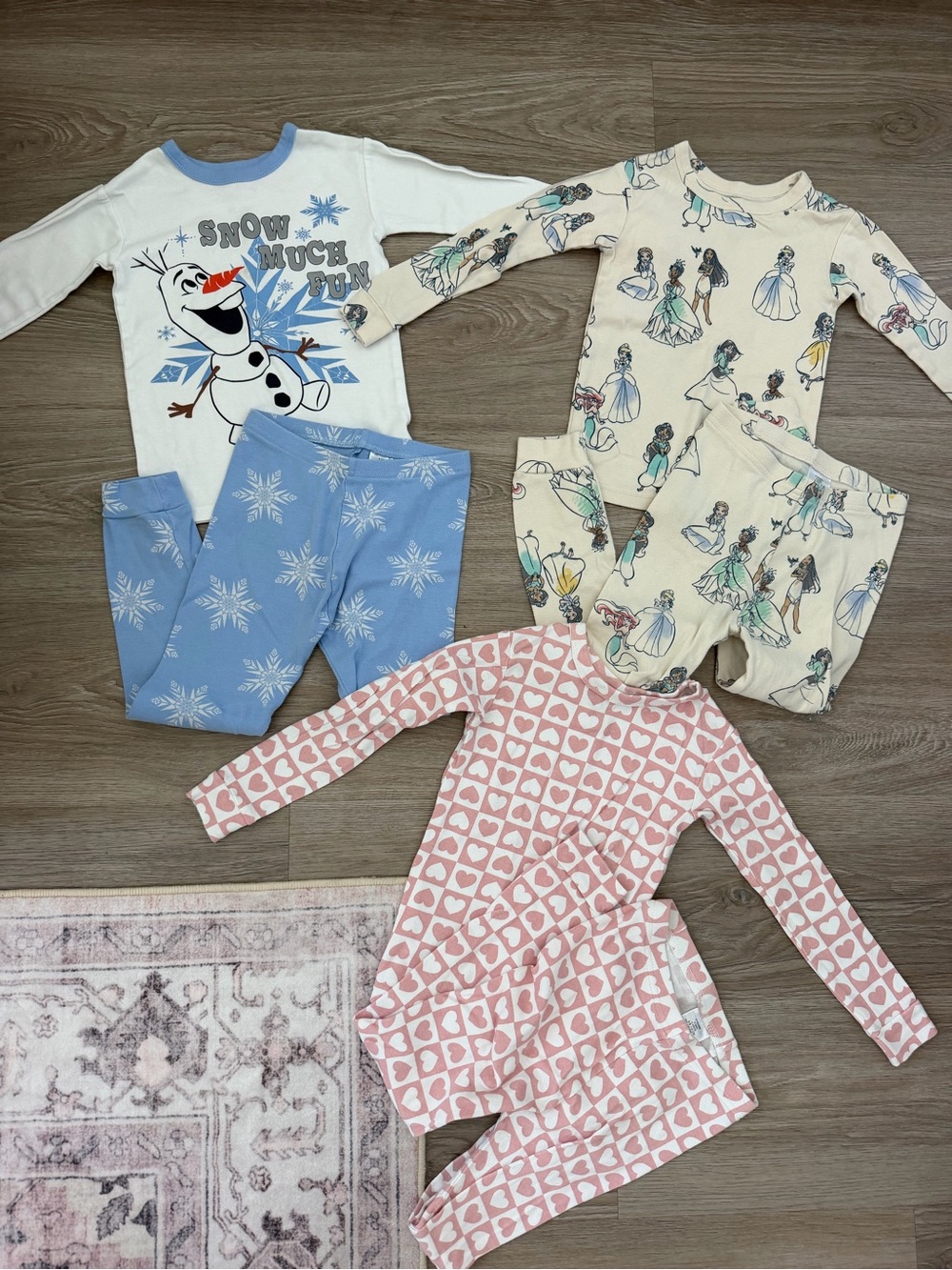 GAP Disney Princess Pajamas Bundle Size 5T